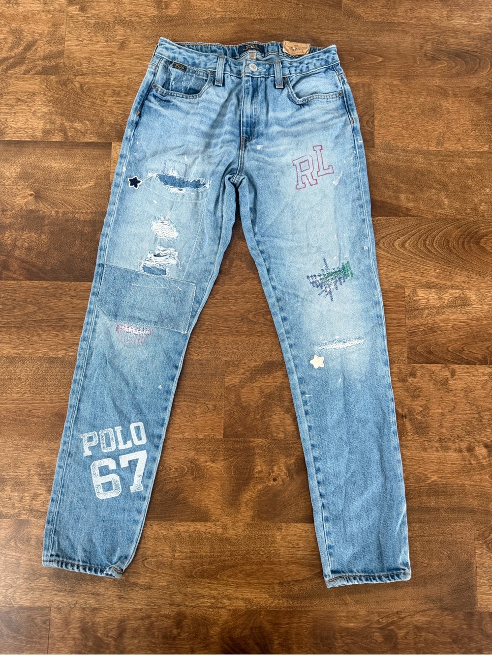 Polo Ralph Lauren Kids Distressed Boyfriend Jeans Size 14